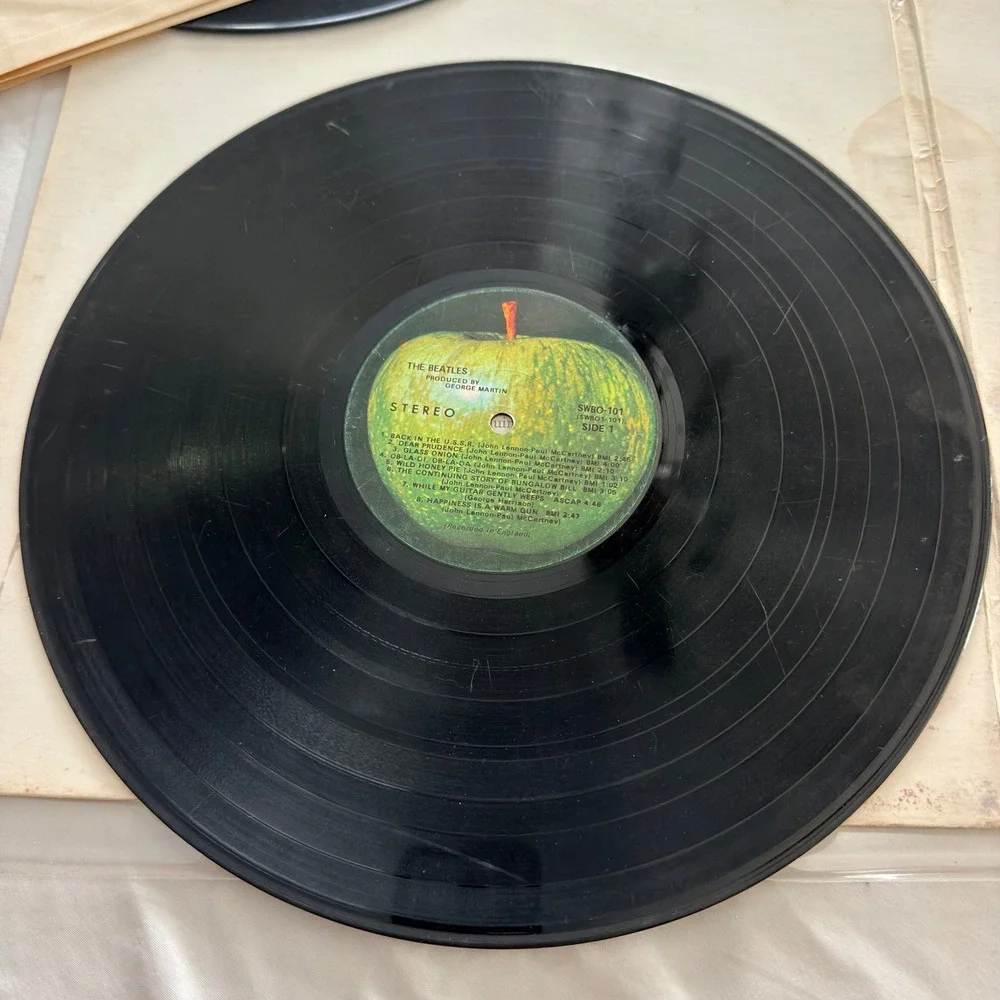 The Beatles White Album Vinyl LP 1968 Apple SWBO-101 Numbered A1944411 Stereo